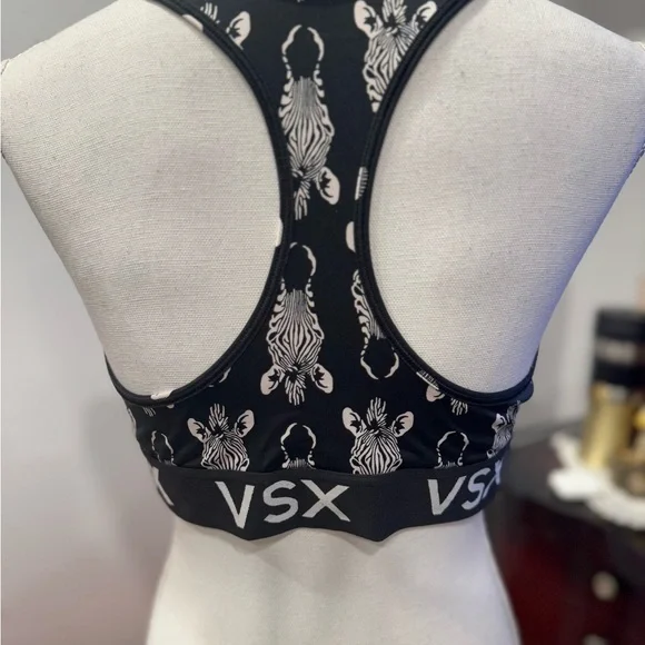 VSX Zebra Print Sports Bra - Picture 3 of 4
